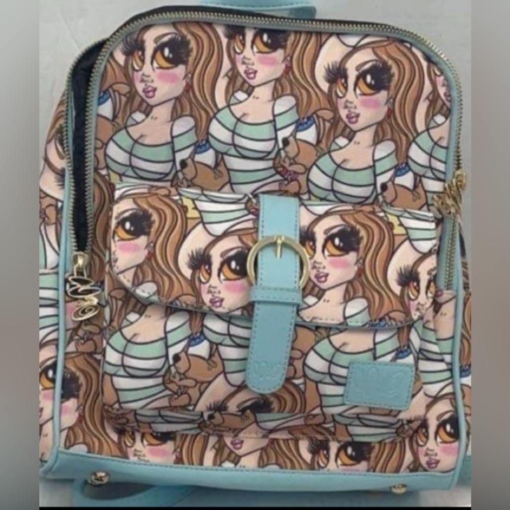 Stylish Women's Backpack With Cartoon Print